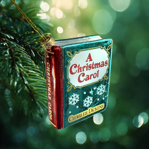 A Christmas Carol by Charles Dickens Christmas Tree Ornament, Book