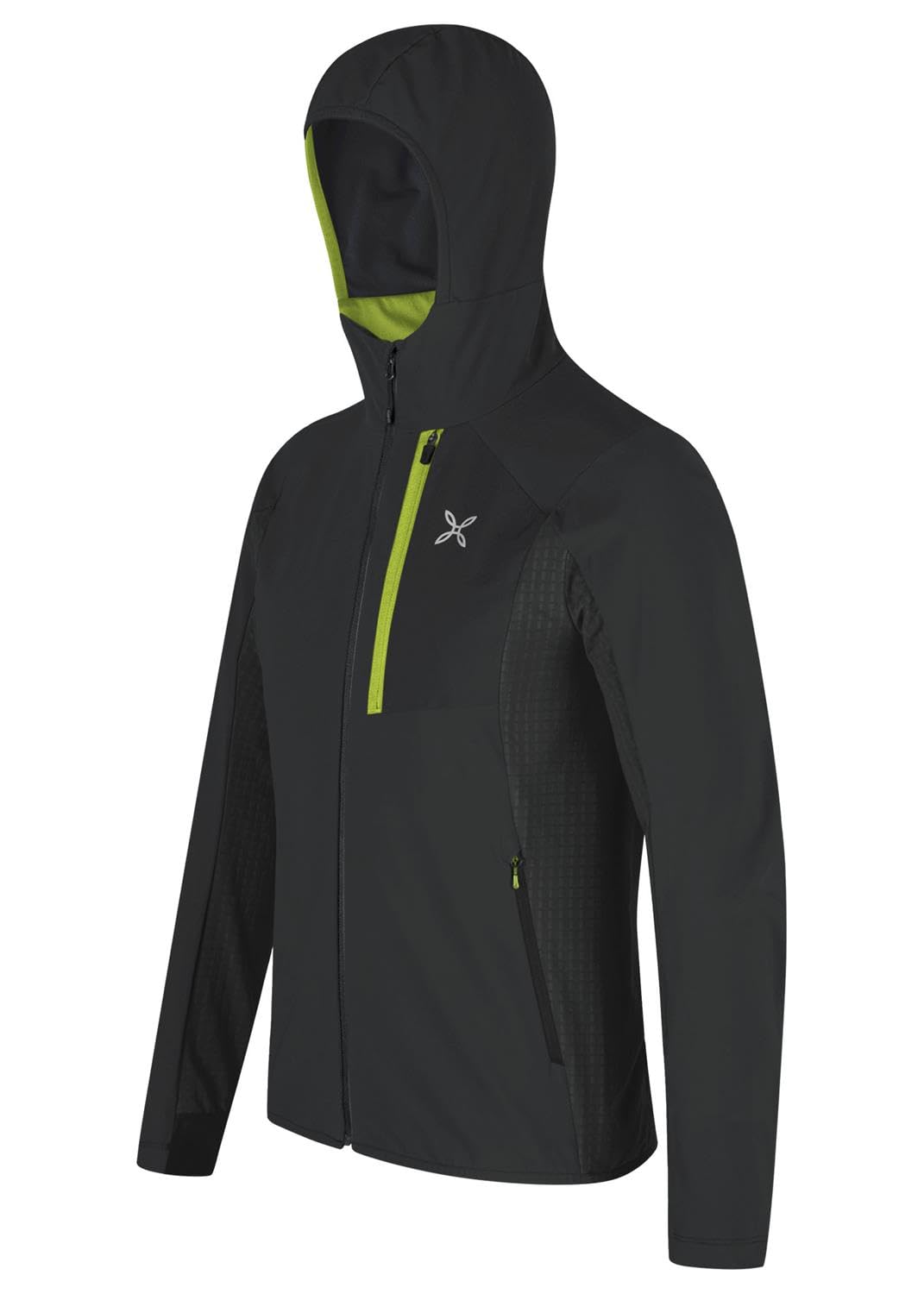 MONTURA peak jacket uomo, antivento idrorepellente idela per il trekking arrampicata e skialp mjak00x 9047 colore nero