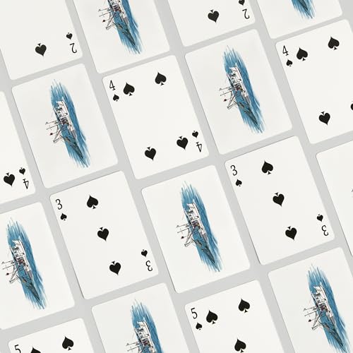 Baraja Shrimp Boat icon de 52 cartas tamaño póker miniatura 4