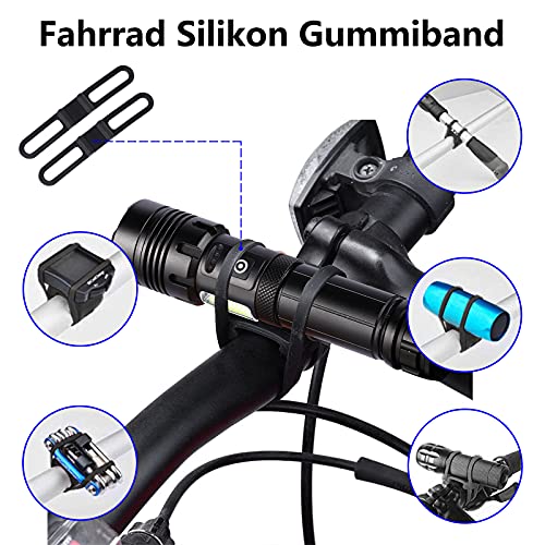 LED Torch with COB Work Light, Super Bright 10000 Lumens Torch, USB Rechargeable Tactical Torch, Waterproof 7 Modes Zoomable Hand Lamp for Camping Hiking (26650 Battery) - Image 8