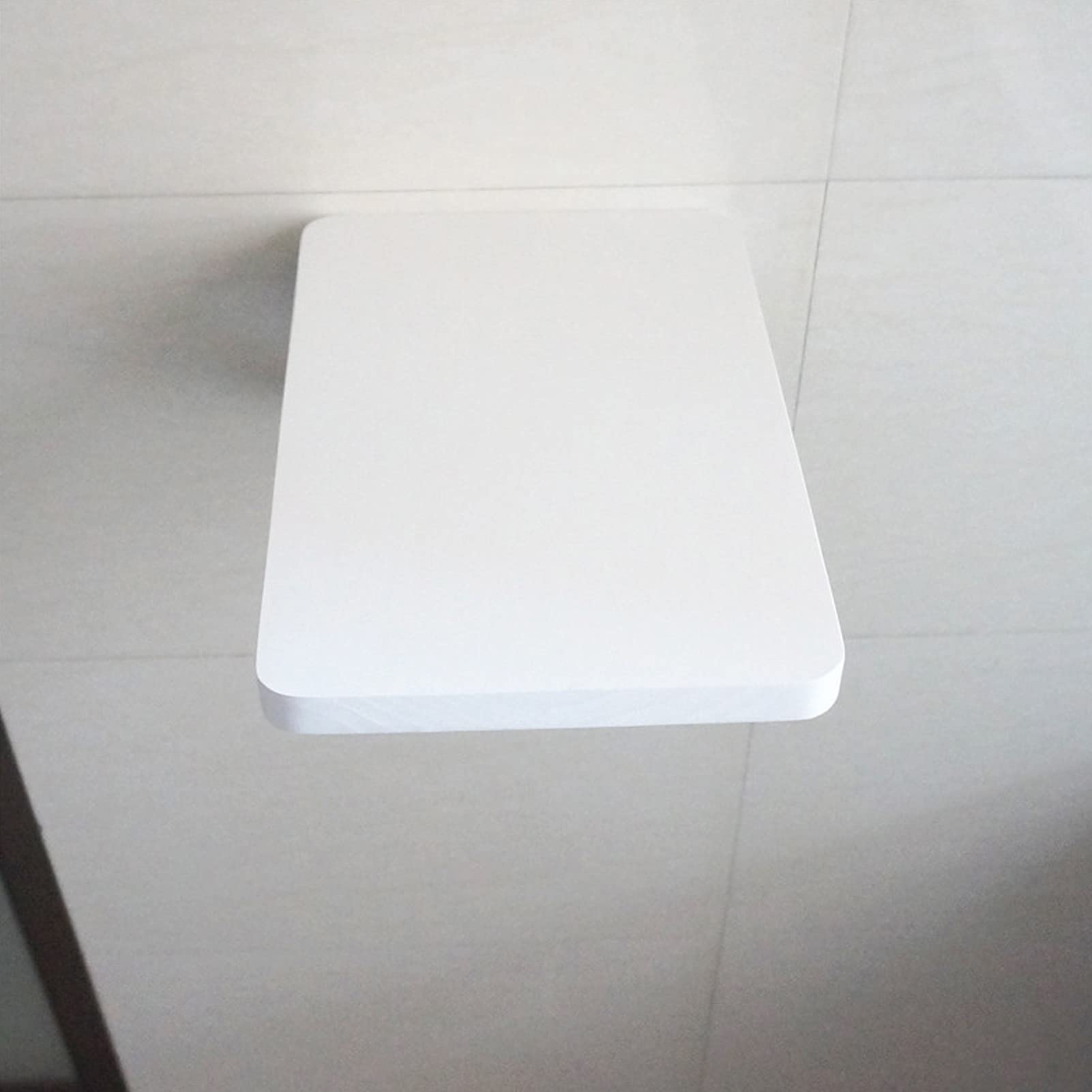 Mesa abatible de Pared, Blanca 40cm 50cm 60cm 70cm 80cm | Estaciones de Trabajo para computadora Mesa de Pared Mesas de Comedor Plegables para Cocina Escritorio Plegable, Soportes de Madera