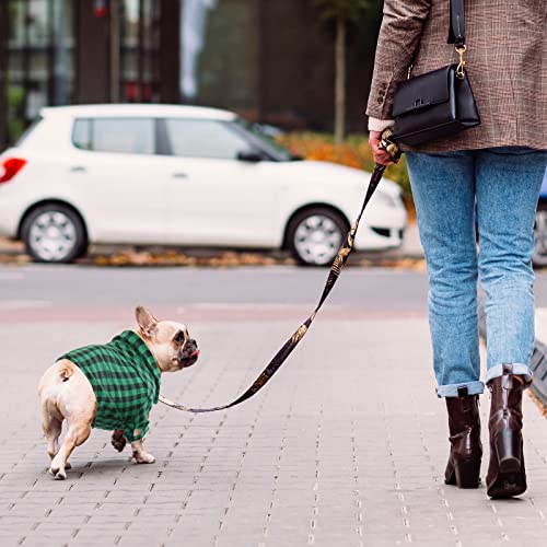 IECOii Dog Shirt, Classic Green Plaid Dog T-Shirt, Green Buffalo Dog Summer Clothes with Buttons Closure, Two-Legged Dog Cat Cardigan for All Seasons, Soft Breathable Pet Clothes for Cats Small Dogs - Image 6