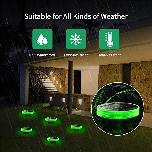 Solar Ground Lights Solar Lawn Lights Soil Moisture Meter Ip65 Waterproof Outdoor Solar Buried Lights Solar Garden Lights Lawn Landscape Lighting Soil Moisture Monitoring For Lawn Yard Walkway 6 Pack #TOP4