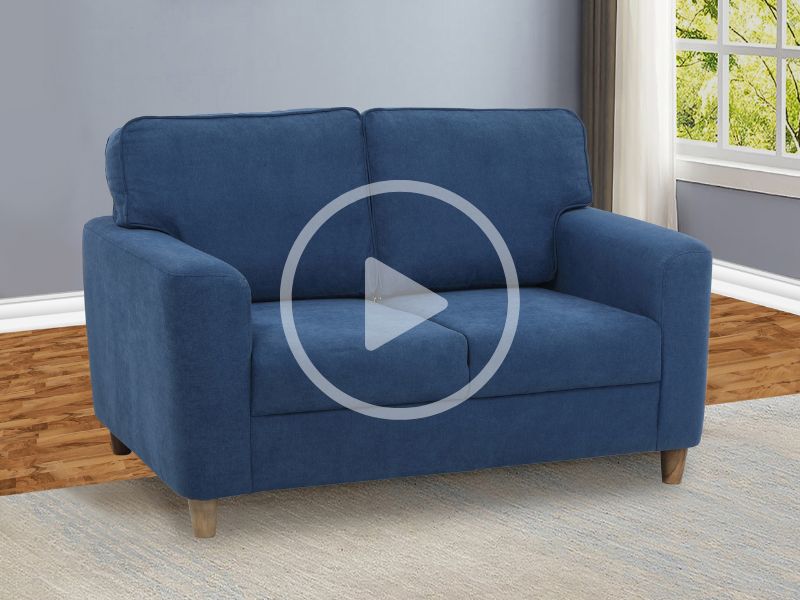 Duroflex Utopia - 1 Seater Fabric Sofa | Premium Fabric with Wedge