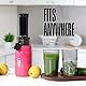 Ventray Ginnie Entsafter | Slow Juicer mit 60 U/min | 45mm Öffnung | Rückwärts Funktion und Zwei Filtergrößen | BPA Freie | 100 Watt | Leicht zu Reinigen & Leiser | Schlankes Design | 400ml | Rosa