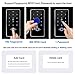 XYBkey Outdoor Fingerprint Access Keypad, RFID Keypad Control System Kit, Touch Screen, Electronic Door Opening System, 13.56MHz Card, IP68 Waterproof Electric Magnetic Lock