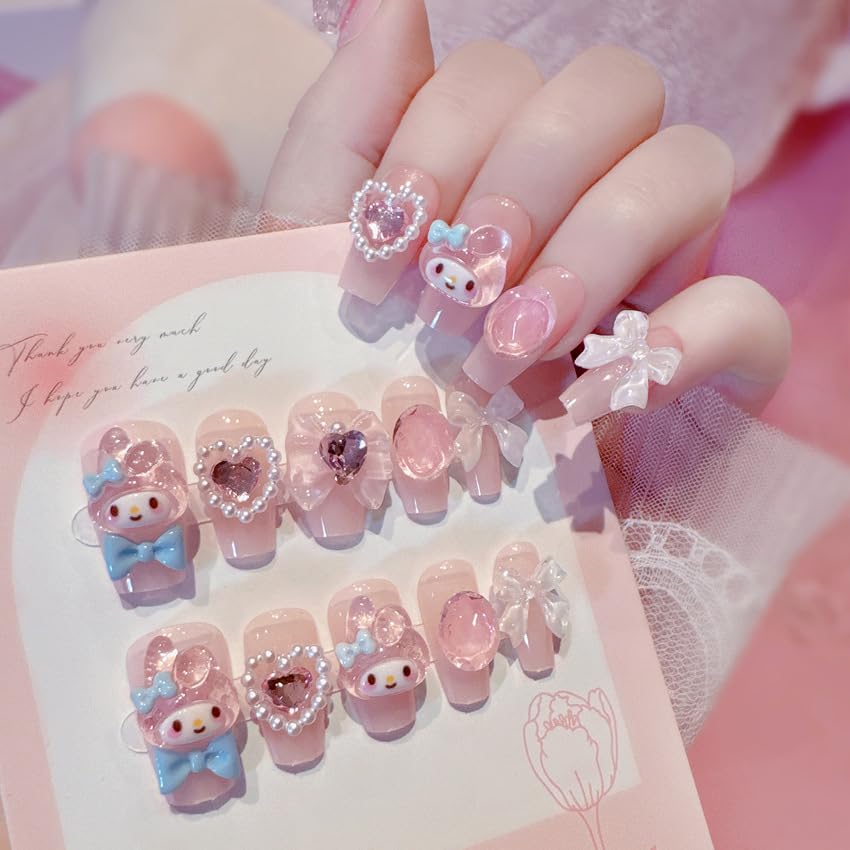 3dネイルパーツ ネイル うるうるネイル くま くまちゃんネイル🧸٭❅⟡.·*. ・ ・ ・ #くまネイル#雪の結晶