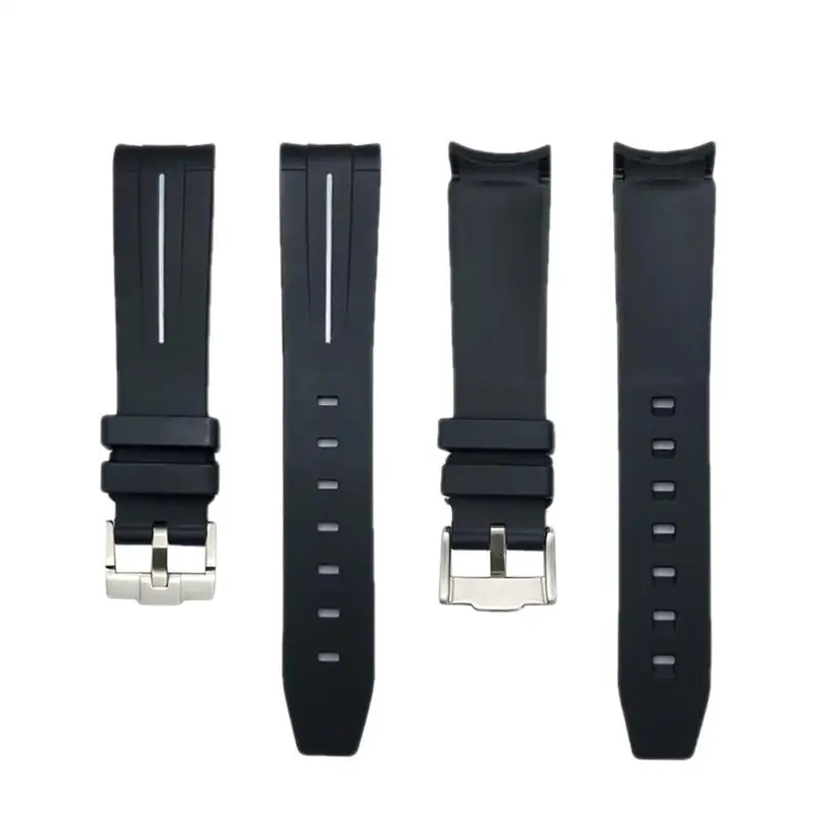 Bracelet de montre étanche en caoutchouc et silicone pour Rolex Submariner 20 mm Daytona 21 mm 22 mm