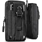 ✅ Listo para agarrar: fija la funda con la correa de cinturón en tu correa o flexible con el mosquetón, por lo que el smartphone siempre es rápido y cómodo a mano