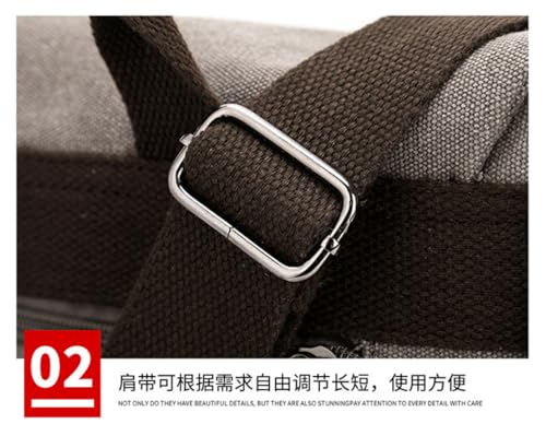 Bolso cruzado de gran capacidad para hombre que evita la falta de espacio 4