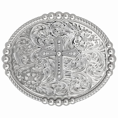 Hebilla de cinturón cruzada celta vintage unisex accesorio para cinturones de cuero de 4cm