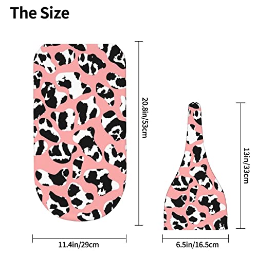 Pink Cow Print Baby Swaddle, Swaddle Me 0-6 Month, Baby Stuff, Newborn Swaddle Blanket Soft Stretchy With Beanie Hat, Nested Bean Swaddle 03 #TOP3