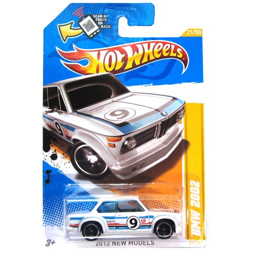 Hot Wheels - BMW 2002 (White #9) - 2012 HW