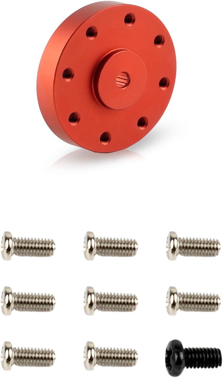 18T Metal Round Servo Bracket M2.5 Nuts for 60KG 80KG 150KG Servo Motor RC Car Truck Robot Boat Airplane Models Replacement Part