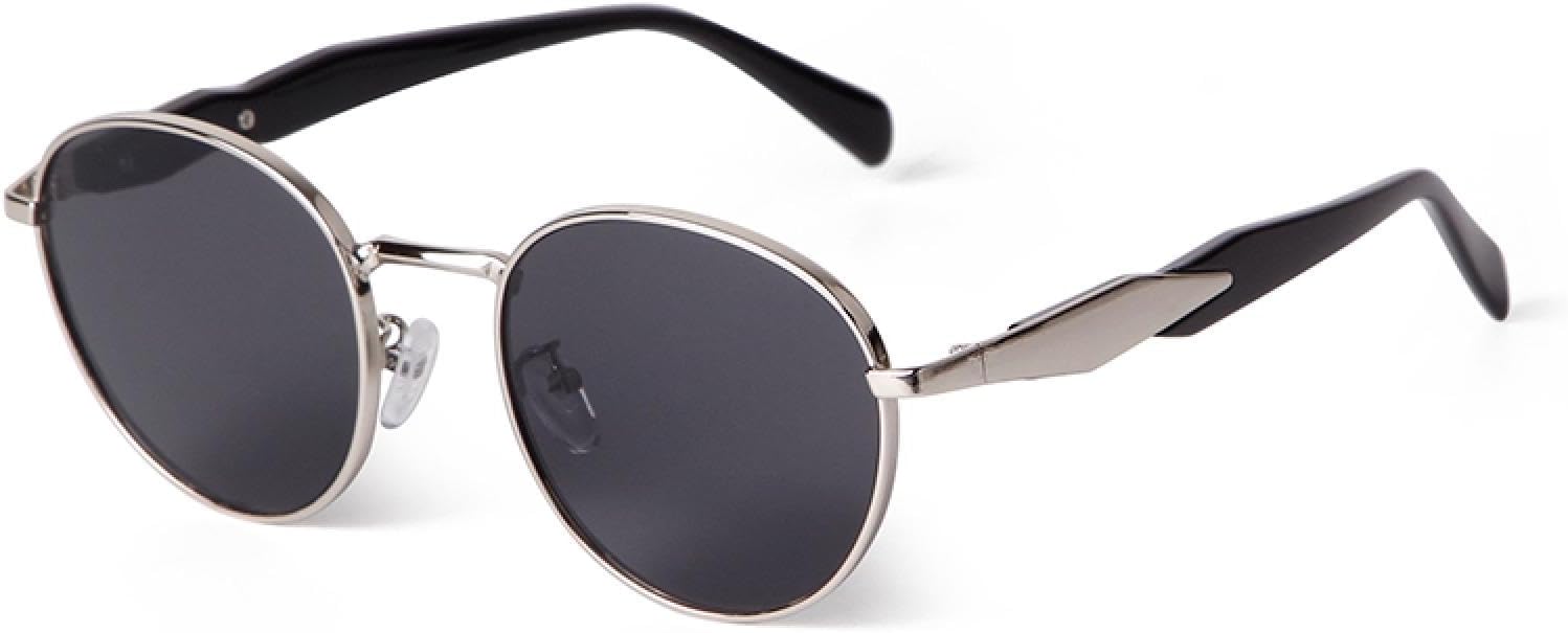 サングラス HCHES] ファッションポリゴンサングラス レディース ハーフフレーム