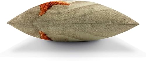 Miniatura 5 de AOYEGO Funda de almohada decorativa con diseño de estrellas de mar en la playa, diseño de olas de arena, mar, hermosa costa, océano exótico,