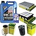 Produktbild QR-PARTS 69381601 Filter Set Inspektionspaket 5 Liter Liqui Moly Motoröl Longtime High Tech 5W-30 MANN-FILTER Innenraumfilter Kraftstofffilter Luftfilter Ölfilter