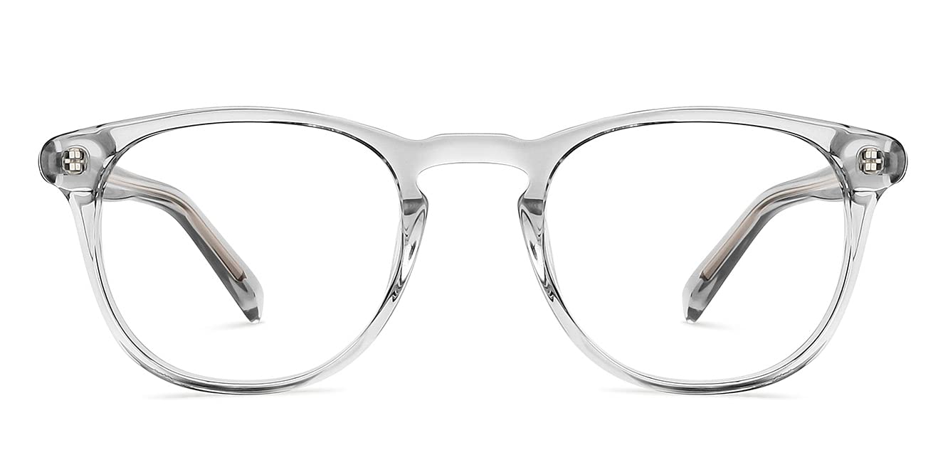 John Jacobs Blu Cut & Antiglare Zero Power Computer Eyeglasses | Full Rim Round Shape | For Men & Women | Medium | JJ E10118