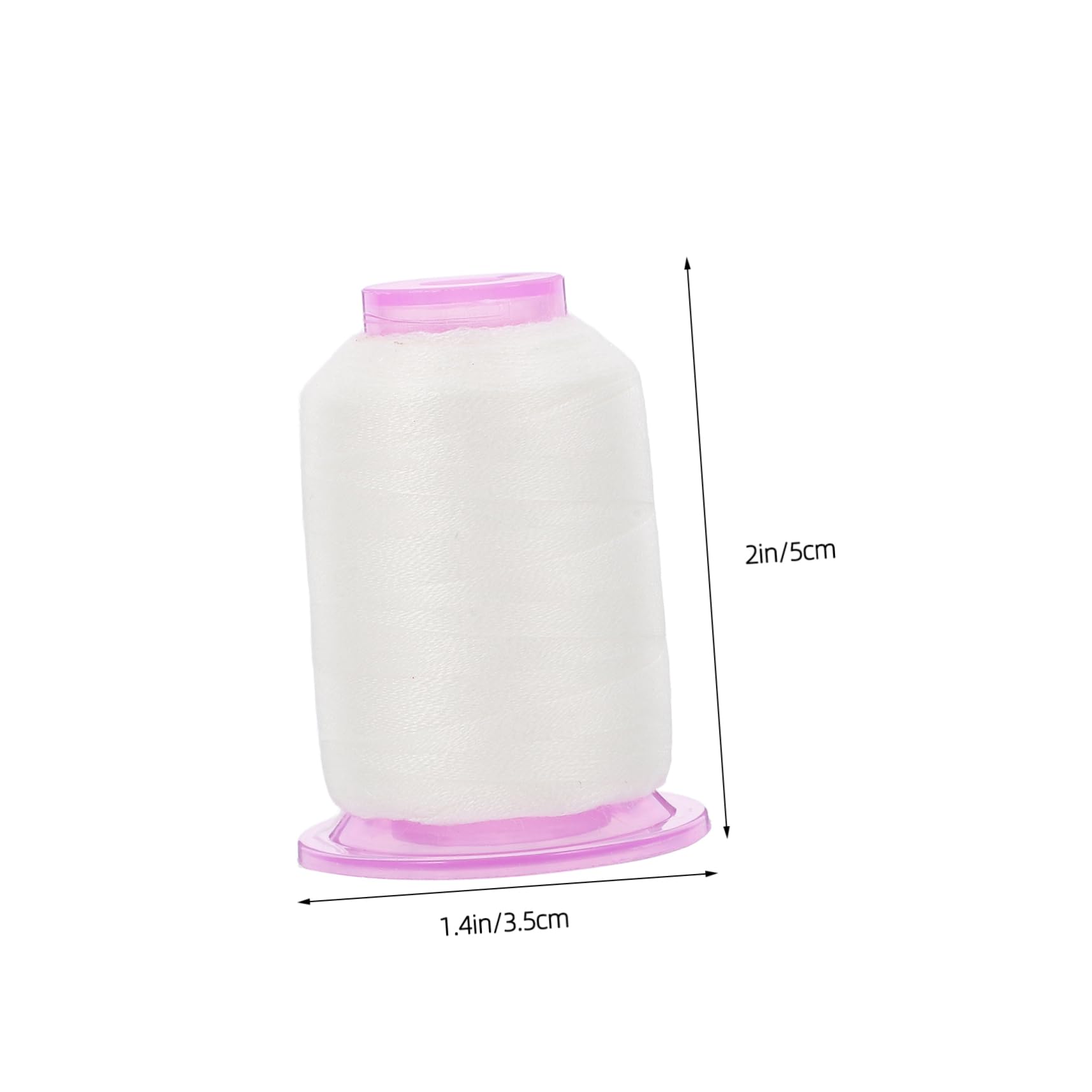 SEWACC 500 Yards Water Soluble Viscose Thread for Sewing Embroidery Craft Supplies Embroidery Machine Thread