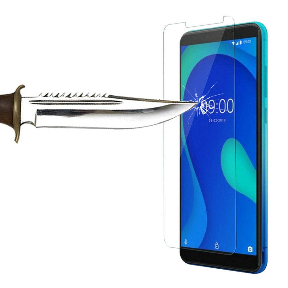 COPHONE® Lot 2 verres trempé compatible avec WIKO Y80, film de protection écran Premium Anti Chocs et Casse, Anti empreintes, bo
