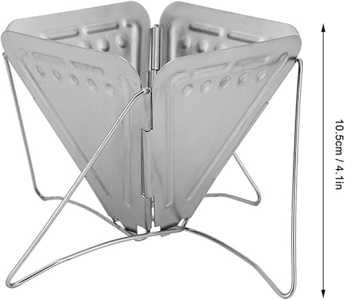Miniatura 6 de Gotero de café plegable, estante de goteo de café de acero inoxidable portátil para estufa de café gotero de café, filtro de filtro para viajes,