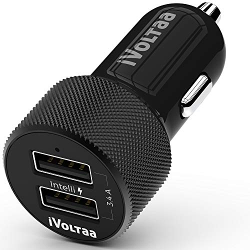 Image of iVoltaa Intelli Charge Dual USB 3.4A Smart Car Charger for All Smartphones