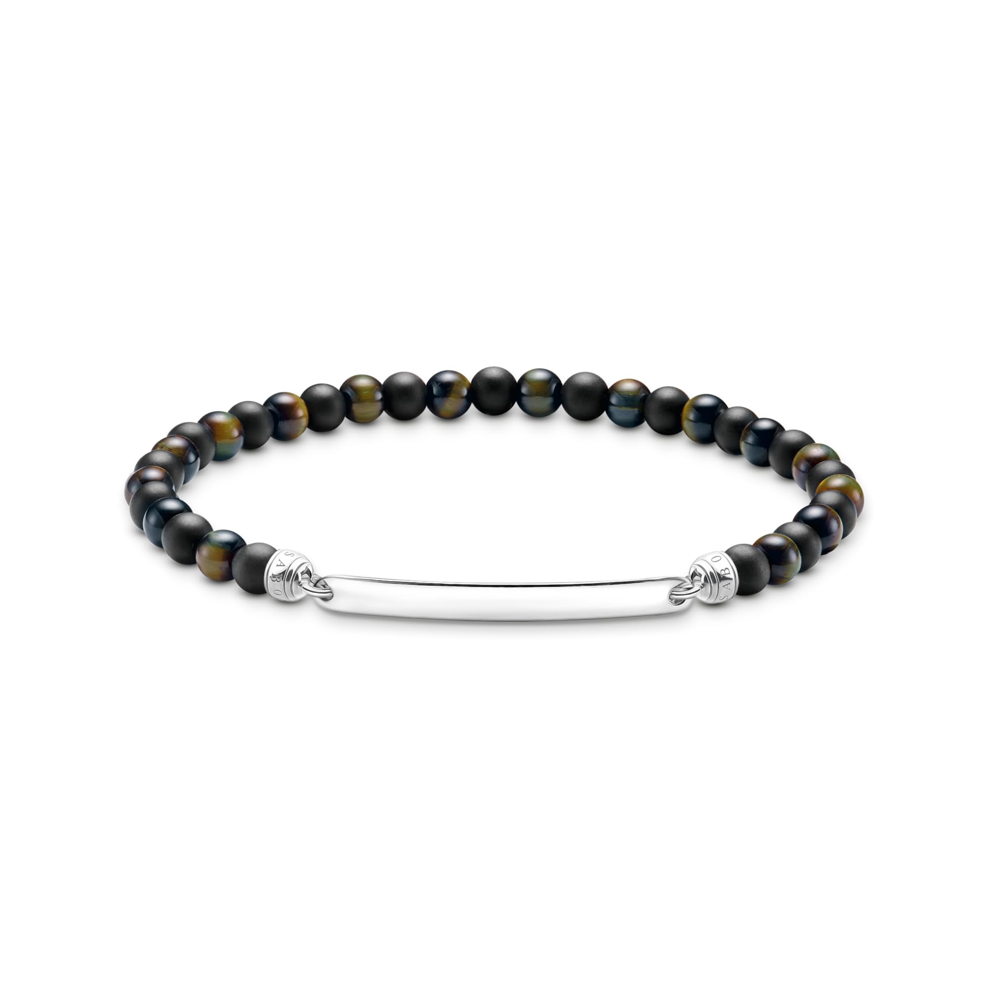THOMAS SABO Bransoletka z koralikami z recyklingu srebro 925 A2178-372-7