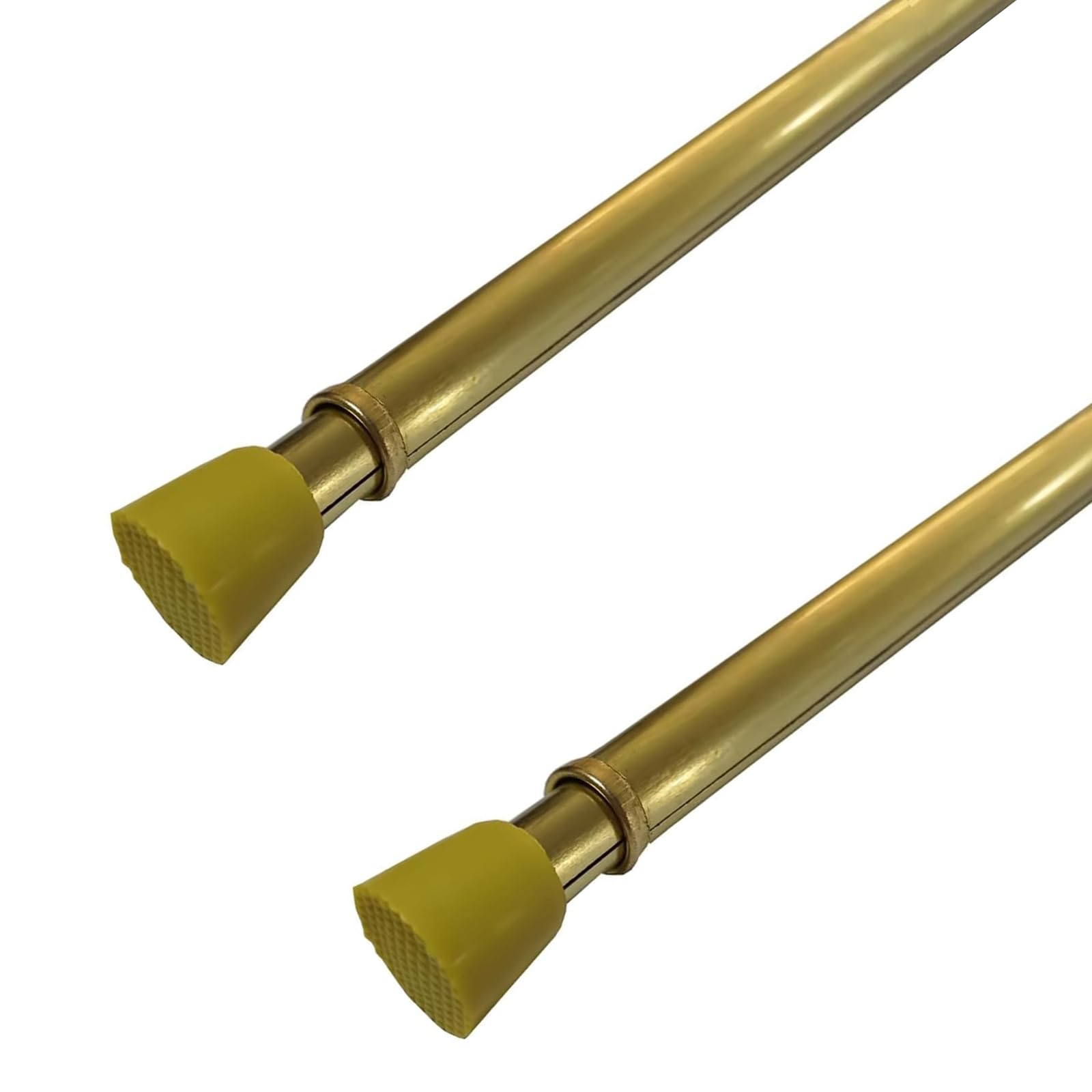 Photo 1 of Kowibcl Tension Rods - 18-28 Inch, Brass Finish (2-Pack)