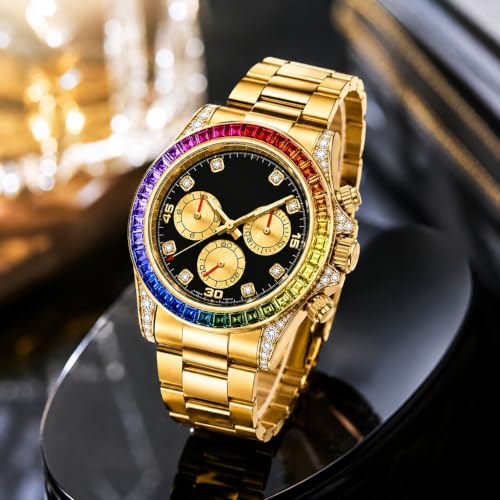 SHRI SAWARIYA Collection SHRI SAWARIYA Luxury Gold Men's Analog Watch - Image 2