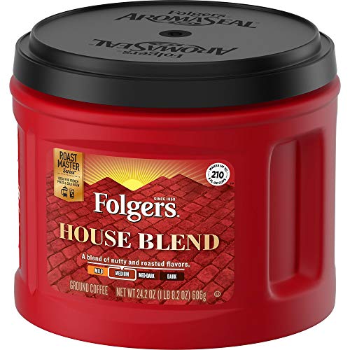 Image of Folgers House Blend Medium Roast Ground Coffee, 24.2 Ounces