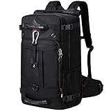 KAKA Travel Backpack, Carry On Backpack Durable Convertible Duffle Bag Fit for 17.3 Inch Laptop for Men and Women(Large 40L)