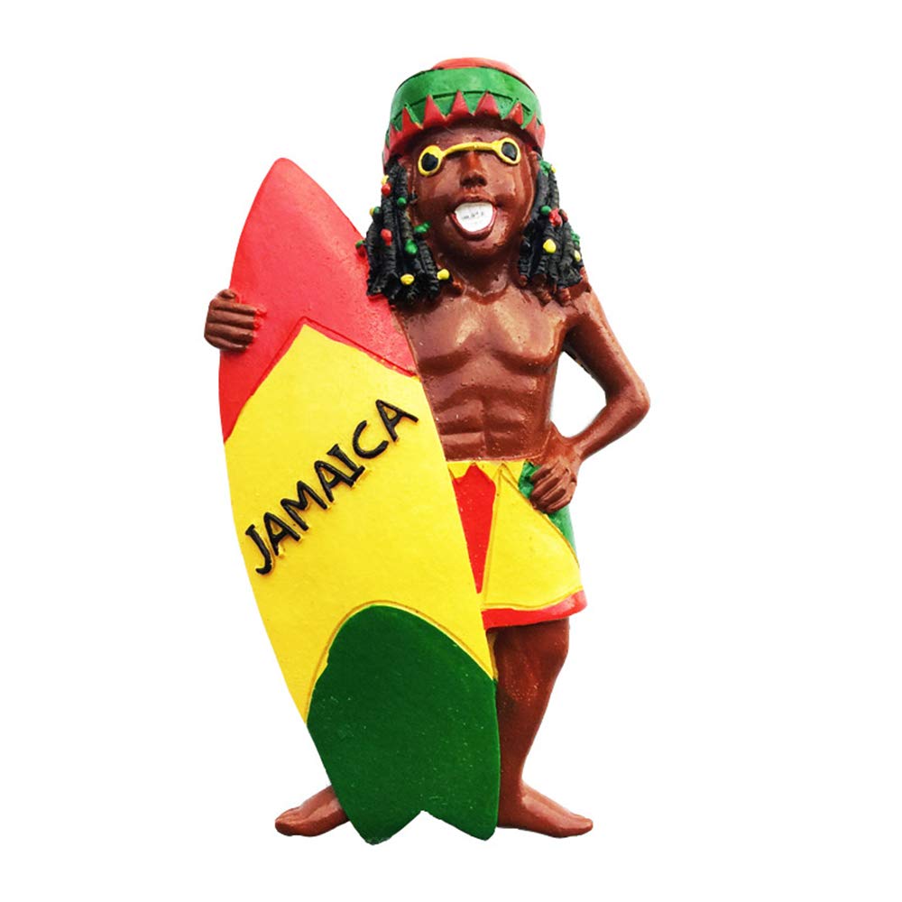 3D Jamaica Fridge Magnet Travel Souvenir Gift Home Kitchen Refrigerator Decoration Magnetic Sticker Craft Collection