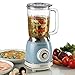 Ariete 583/05 Batidora De Vaso Vintage, 1000W, Jarra Vidrio 1.5 Litros, 4 Cuchillas Acero Inoxidable, 4 Velocidades, Función Pulse, Color Azul