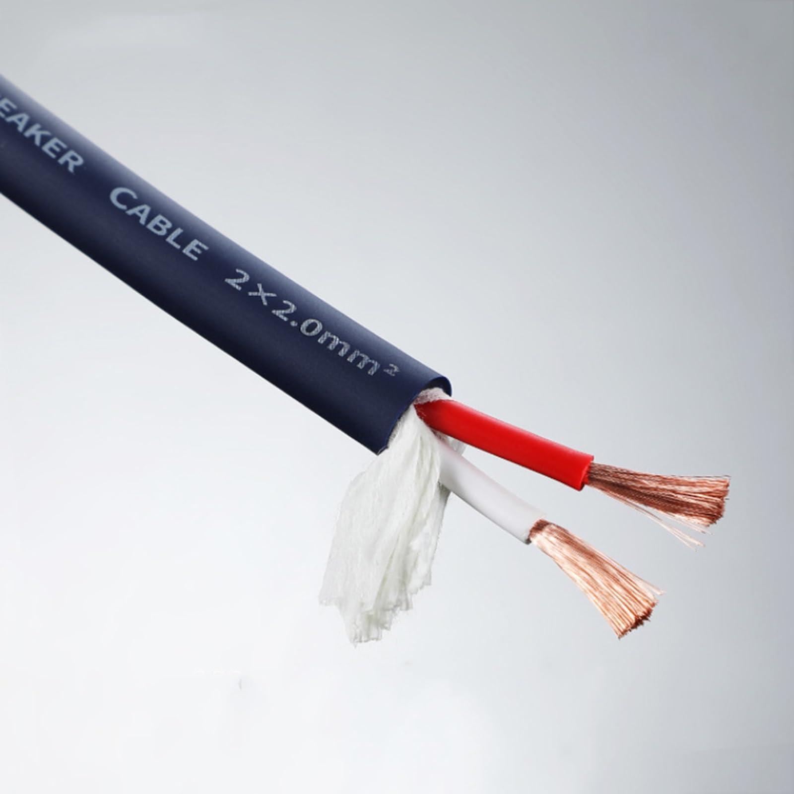 Cable profesional para altavoces de 2 conductores y funda PVC flexible 2C 8