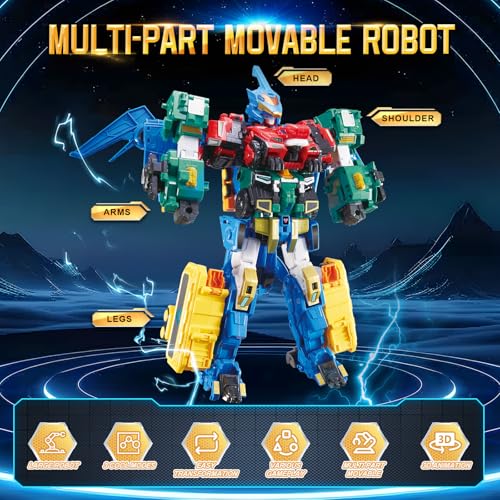Jouet Transformable en véhicule Dinoster Robot Transforming 4 en 1 Metatron - 3