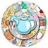 Excellent matériau : fabriqués à partir d'un matériau autocollant en PVC d'excellente qualité, autocollants pour ustensiles de cuisine garantissent une utilisation durable qui ne se décolore pas, même avec une exposition constante au soleil et à l'eau.