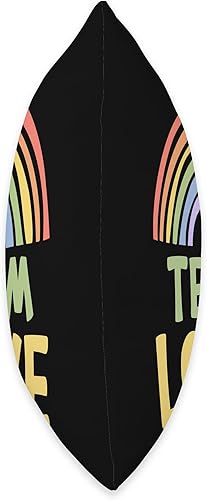 Miniatura 2 de Happy Colorful Team Lowe Rainbow Pride Green Yellow Throw Pillow