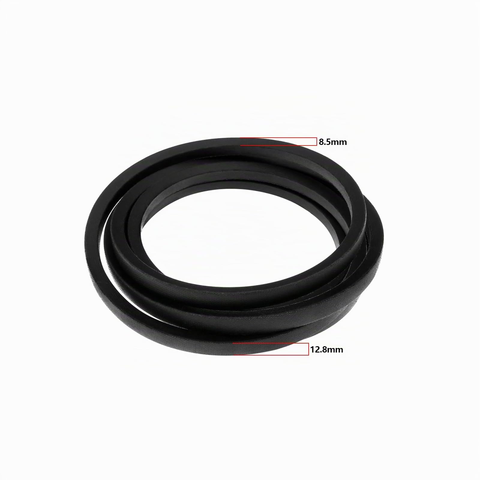 EMSea 1 Pezzo di Ricambio per Cinghia di Trasmissione del Piatto di Taglio M128733 Compatibile con John Deere LT Series 42 Pollici Trattori LT155 LT160 LT166 LT170 LT180 Nero