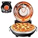 12'' Electric Pizza Oven Pizza Maker with Stone Base, 1200W Countertop-Pizza-Maker Thermostat Control, 5 Temp Levels Adjustable and 15min Timer Portable Tabletop Oven