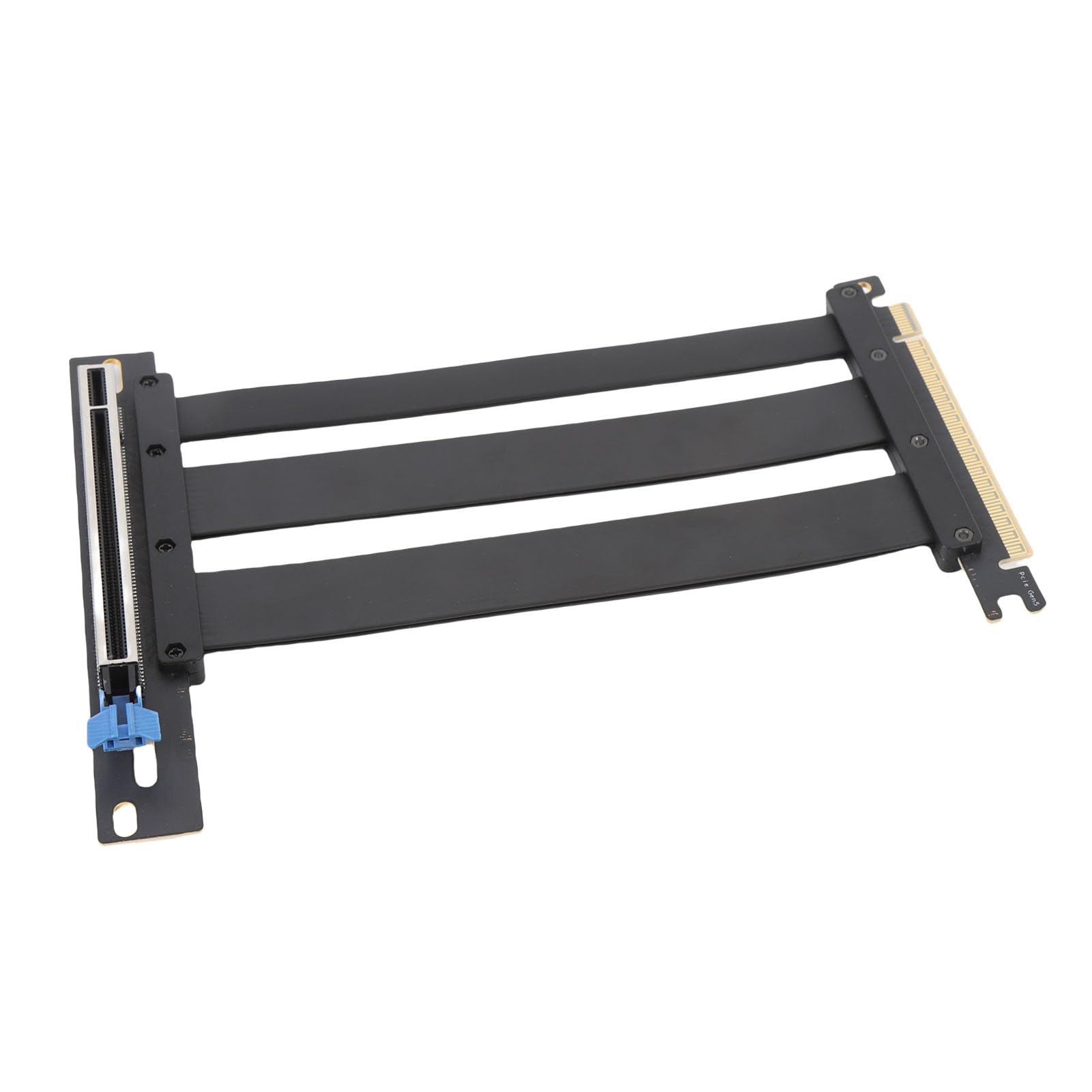 Fabater Ekranowany Kabel Riser PCIE 5.0 X16 do RTX 4090 (Ti) Kabel Przedłużający 128 Gb/s do Obudowy Komputera PC Aplikacje AI — ABS, Czarny (15cm)