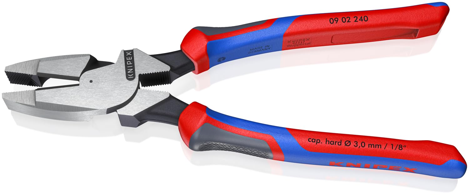 KNIPEX Tools - High Leverage Lineman's, New England Head, Multi