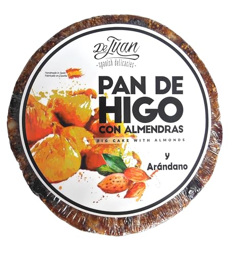 Pan de Higo con Almendras y Arándanos 400g | Dulce Artesano Gourmet | Snack Natural y Energético