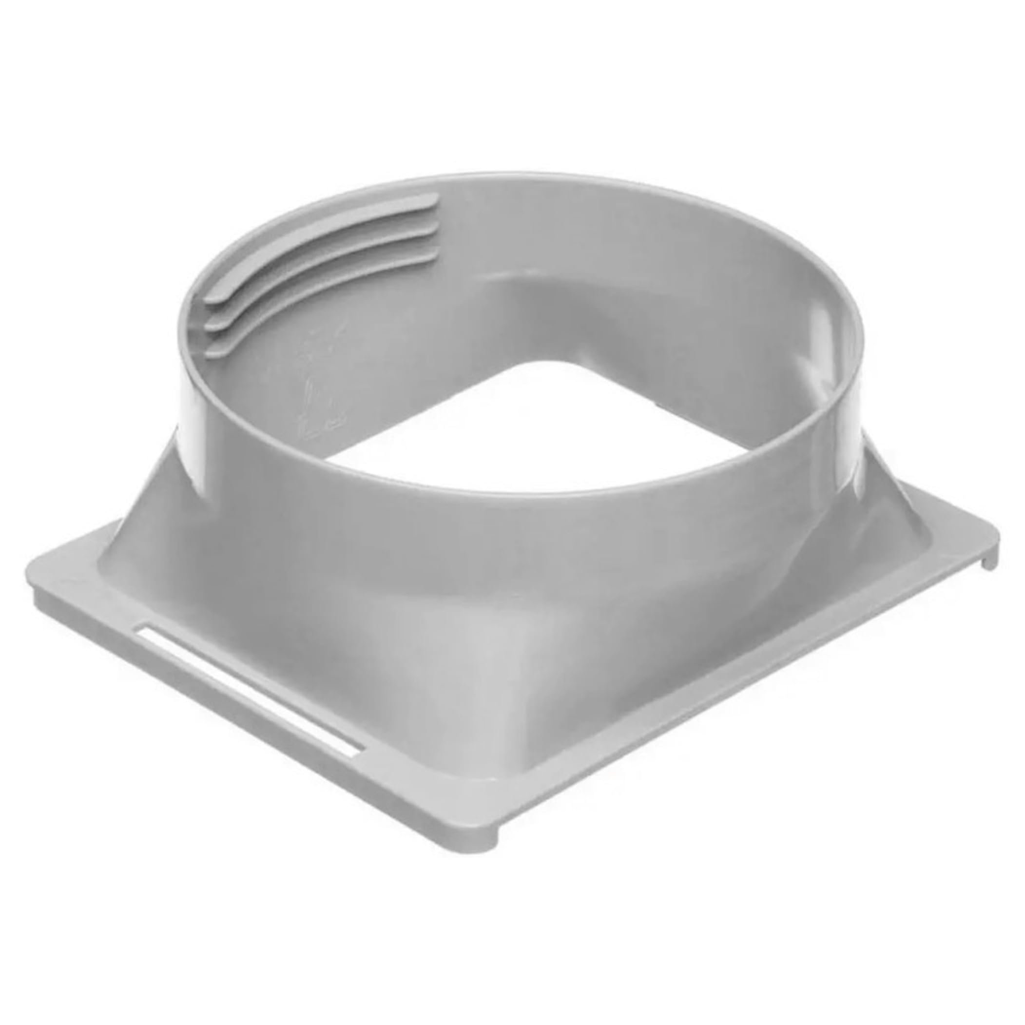 Tsawntd Portable Air Conditioner Exhaust Hose Coupler, Square To Round Ac Hose Adapter For 150mm Hoses, Gray, 5.91inch Portable Ac Coupler Adapter Connector