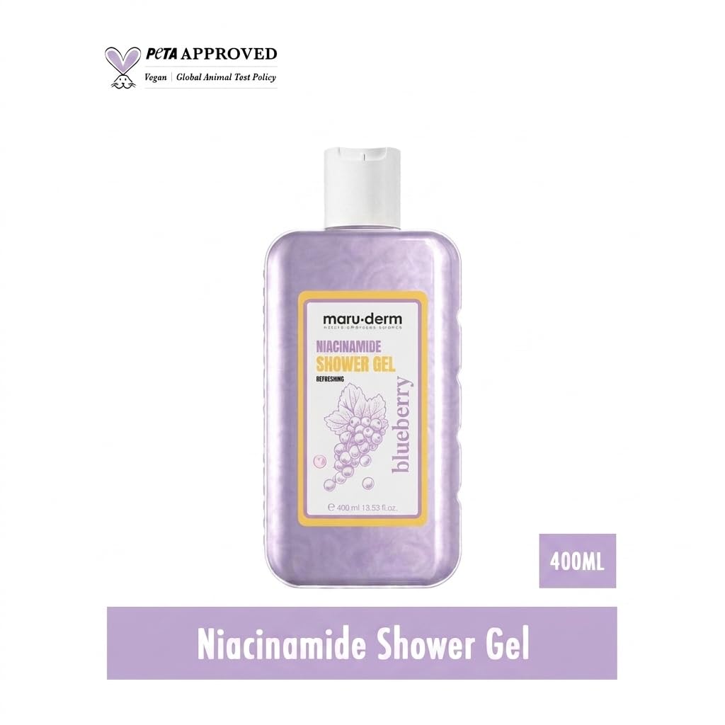 Maruderm Niacinamide Body Wash Shower Gel - Gentle Daily Cleanser for Even Skin Tone with Panthenol - Helps Refresh Skin, Maintain Hydration & Keep Skin Soft, Smooth & Comfortable - 400ml image 3