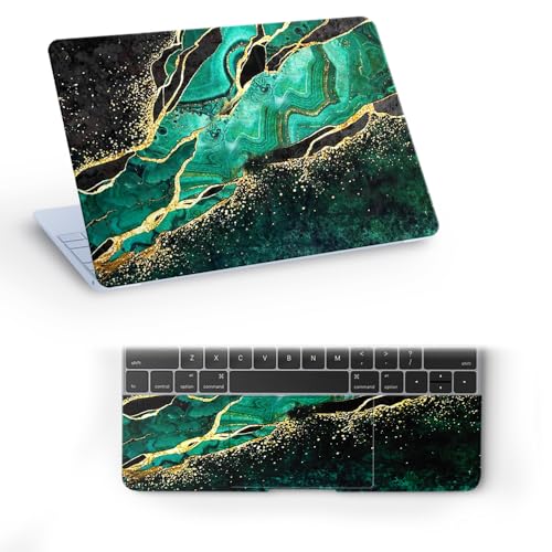 Image of Marbel D15 Top+Wrist Pad Vinyl Laptop Skin /Sticker /Cover for 15 to 15.6 Inches Laptops Laminated-Removable-HD Quality Compatible for Hp-Dell-Sony-Lenovo-Asus etc.(15x10 Inches)