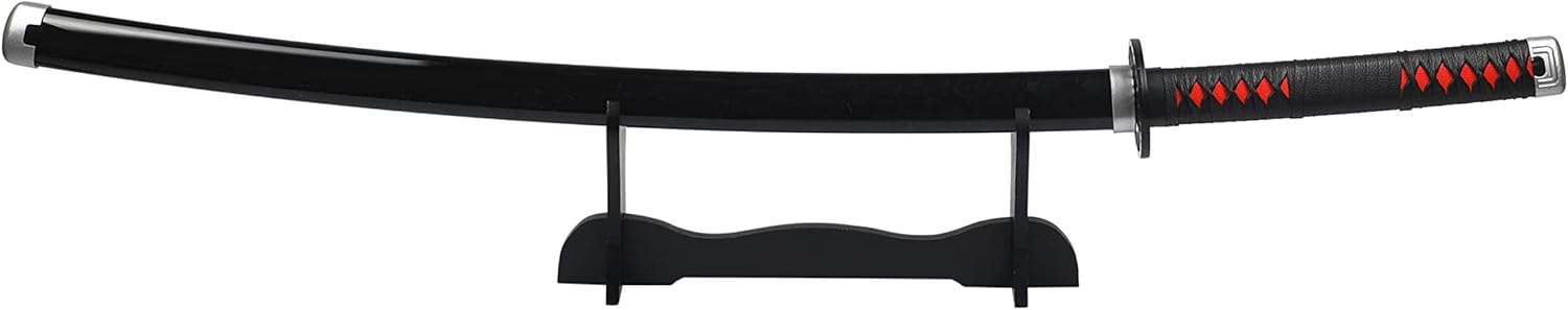 Logest Katana Replica Sword for Cosplay and Collection Purpose, Demon Slayer Anime Swords 41 inches for Cosplay and Collection Original Texture with Belt and Stand : Sports & Outdoors