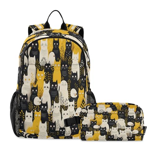 Sac à dos étudiants avec sac à lunch isotherme léger et ultra résistant
