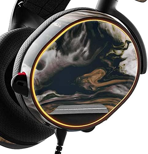 Skinit Decal Skin for SteelSeries Arctis 5 - Skinit Originally Designed Copper and Black Marble Ink Design