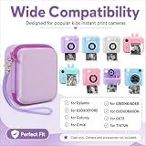 PAIYULE Kids Instant Print Camera Case Compatible with ESOXOFFORE for Dylanto for DUDUDRAGON for GKTZ for ETIKEZ for Dafotil for Careenoah Digital Video Prints Paper Bag (Box Only) Purple
