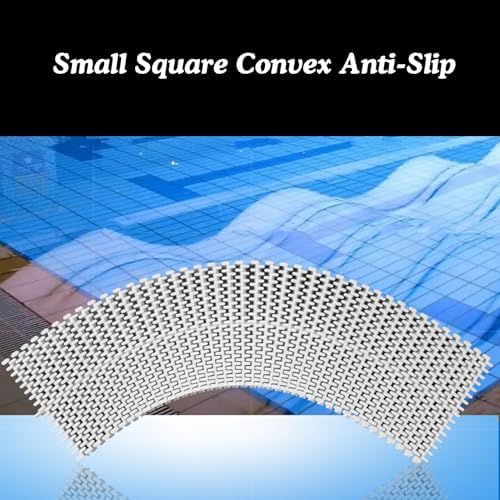 Pool Drain Overflow Grating Cover - Interlocking Grate Strips for Yard Fences, 10-Pack, 25cm, Ideal for Preventing Water Overflow in Pools and Gardens.